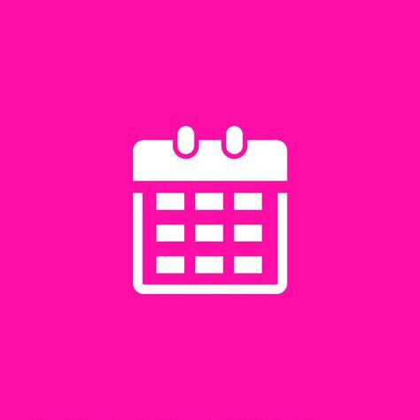 Hot Pink Calendar Icon, Hot Pink Photos Icon, Hot Pink Facetime Icon, Hot Pink App Icons Photos, Hot Pink Pinterest Icon, Calendar App Icon, Phone Customization, Medium App, Calendar App