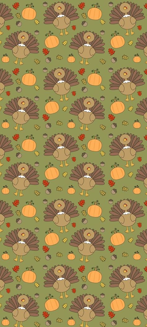 Thanksgiving Iphone Wallpaper, Thanksgiving Background, Turkey Pattern, Thanksgiving Wallpaper, Doodle Cartoon, Witchy Wallpaper, Fall Background, Disney Phone Wallpaper, Iphone Backgrounds