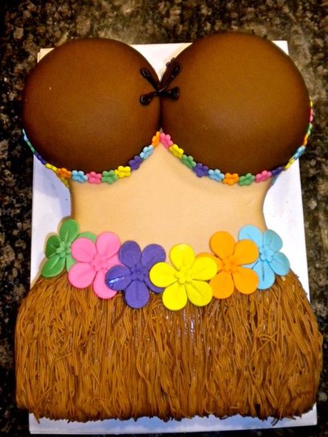 Hawain Cakes Ideas, Lua Party Ideas, Lua Party, Hawaiian Cakes, Luau Party Cakes, Hawaiian Theme Cakes, Tropical Cakes, Luau Cake, Luau Ideas