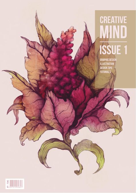 Creative Mind (zie artikel over verfstreken blz 62) Magazine about design and illustration Amaranth Flower, Card Images, Sleeve Ideas, Garden State, Summer Plants, Creative Mind, Amaranth, Soft Summer, Glass Ideas