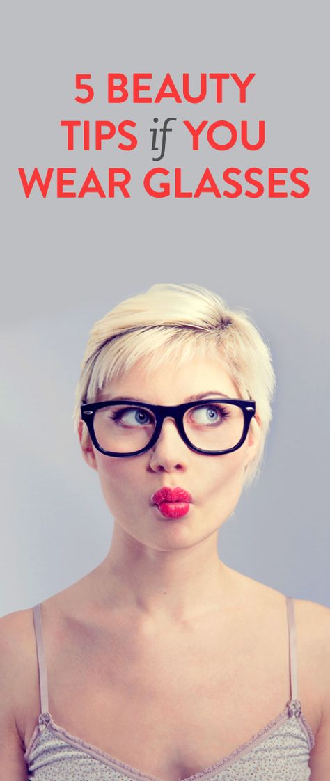 5 beauty tips for if you wear glasses People With Glasses, Glasses Makeup, Beauty Make-up, Wearing Glasses, Funny Face, Health And Beauty Tips, All Things Beauty, Up Girl, Beauty Secrets