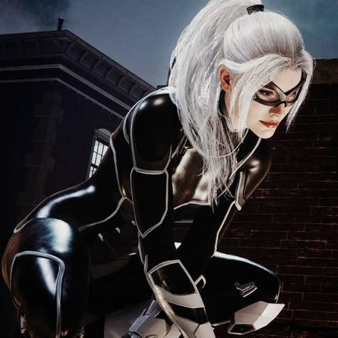 Black Cat Oc, Dc Nightwing, Marvel Black Cat, Catwoman Black, Marvel Comics Women, Felicia Hardy Black Cat, Spiderman Black Cat, Cat Spider, Spider Cat