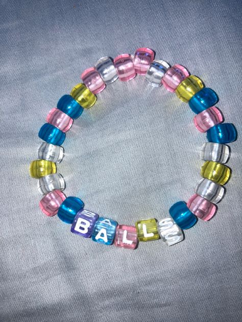 Funny Words To Put On Bracelets, Silly Bracelets, Funny Beaded Bracelets Words, Bead Bracelet Words Ideas Bad, Funny Bracelets, Funny Kandi Bracelets Sayings, Rave Kandi Bracelets Sayings, Funny Bracelets Beads Words, Funny Rave Kandi