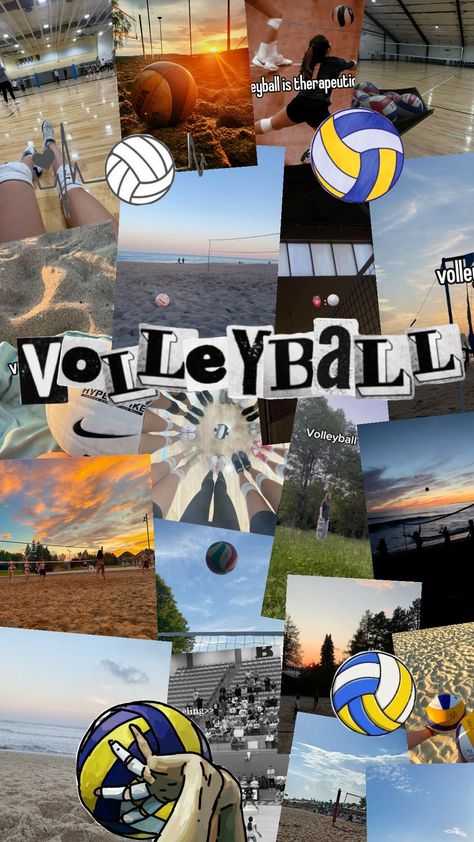 #volleyball #vollyballgirl #wallpapercollage #wallapaper #wallpaperaesthetic Volleyball Collage Ideas, Cute Wallpapers Volleyball, Cute Volleyball Wallpapers Aesthetic, Volleyball Iphone Wallpaper, Wallpaper Iphone Volleyball, Volleyball Vision Board, Aesthetic Volleyball Wallpaper, Cute Volleyball Wallpapers, Volleyball Wallpaper Aesthetic