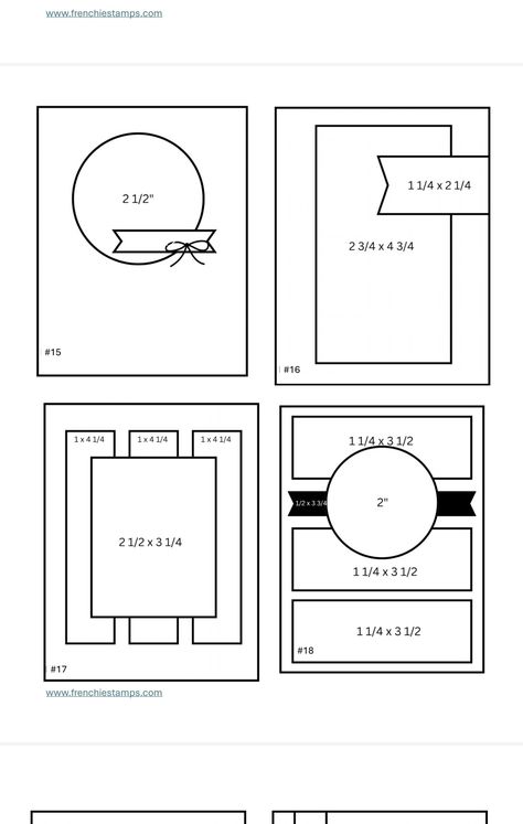 5x7 Card Sketches, Card Maps, Journaling 101, Birthday Candle Card, Simple Sketches, Card Measurements, Card Sketches Templates, Card Making Designs, Scrap Cards