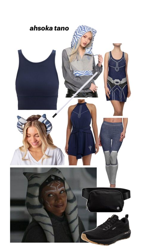 Disney Themed Outfits, Ahsoka Tano, Star Wars Party, Run Disney, Themed Outfits, Disney Outfits, Halloween Costumes, Star Wars, Disney