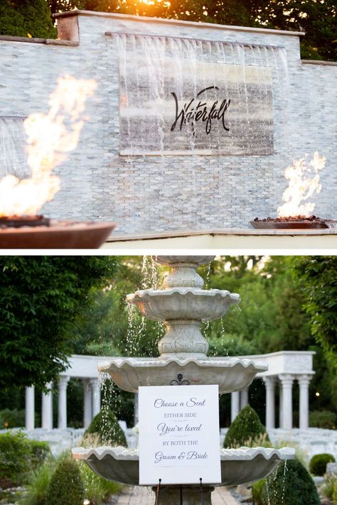 The Waterfall Venue in DE Wedding Venues Waterfall, Bath Guildhall Wedding, Water Works Philadelphia Wedding, Wedding Reception Rooms, Callanwolde Fine Arts Center Wedding, Event Venue Design, Disney Cake Toppers, Fall Ceremony, The Waterfall Claymont Delaware