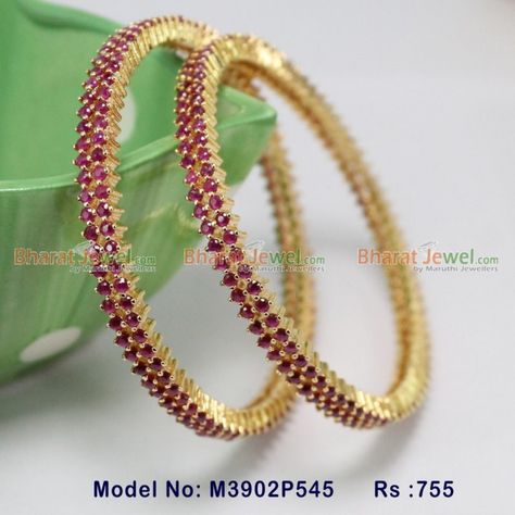 2.4 Size Ruby Stones Bangles Online  2.6 Size Ruby Stones Bangles Online 2.8 Size Ruby Stones Bangles Online http://www.bharatjewel.com/bangle/2751-24-size-ruby-stones-bangles-online.html http://www.bharatjewel.com/bangle/2752-26-size-ruby-stones-bangles-online.html http://www.bharatjewel.com/bangle/2753-28-size-ruby-stones-bangles-online.html Dubai Outfits Ideas, Fancy Bangles, Dubai Outfit, Saree Tassels, Kundan Bangles, Twisted Bangle, Red Stones, Bangles Design, Jewelry Lockets