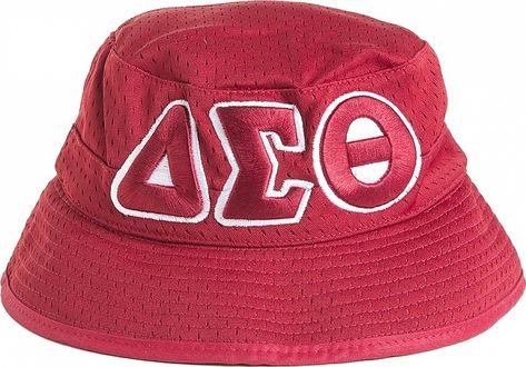 TCES Product ID: 11333 ::: We Are An Official Approved Authorized Licensed Certified E-commerce Vendor Of Delta Sigma Theta Sorority, Inc. Merchandise. ::: Cultural Origin: United States ::: Product Details: Mesh, Flex-fit Bucket Hat With Front And Side 3D Embroidery. Big Letter, Theta Sorority, Delta Sigma Theta Sorority, Big Letters, Phi Mu, 3d Embroidery, Delta Sigma Theta, Mesh Hat, Garden Jewelry