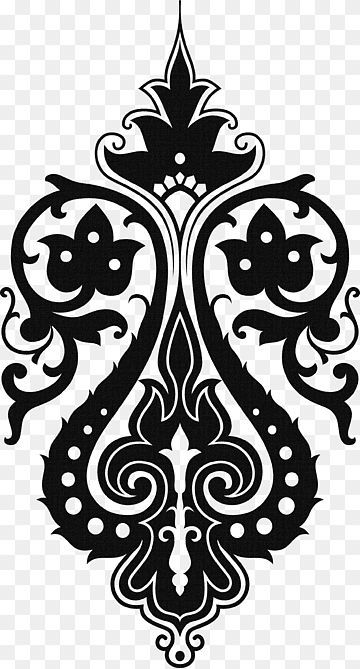 Motives Design, Stencil Drawing, Pattern Batik, Heraldry Design, Symmetry Design, Islamic Motifs, Black Png, Ornament Drawing, Drawing Stencils