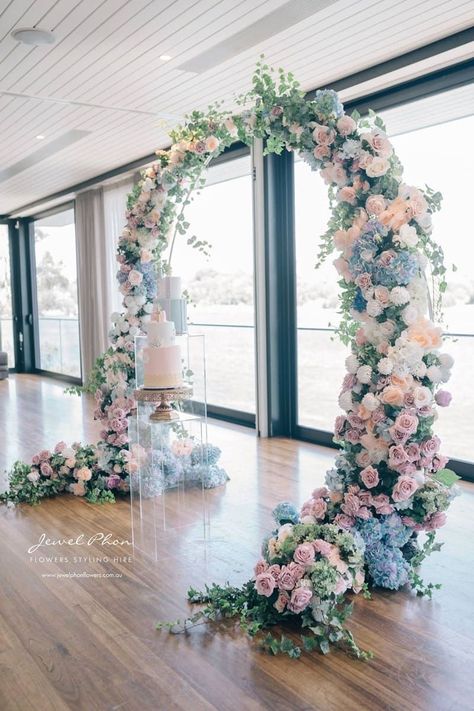 Table Floral Arrangements Wedding, Arch Entrance Wedding, Wedding Floral Decor Reception Ideas, Bridgestone Wedding, Floral Arch Entrance, Floral Arches Wedding, Floral Arch Backdrop, Arch Wedding Flowers, Flower Arch Backdrop