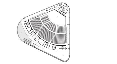 Karolinska Institutet auditorium by Wingardhs Amphitheater Design, University Auditorium, Theatre Plan, Auditorium Plan, Auditorium Architecture, Shadow Architecture, Swedish Architecture, Library Plan, Auditorium Design