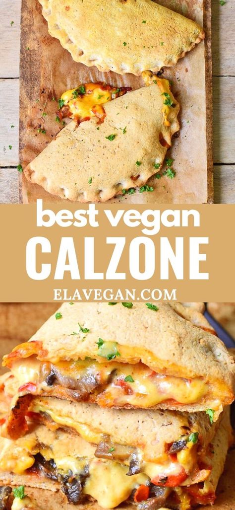 Vegan Calzone, Calzone Recipe, Pasta Per Pizza, Plant Based Cheese, Pizza Pockets, Dairy Free Cheese, Gluten Free Pizza, Pizza Rolls, Delicious Pizza