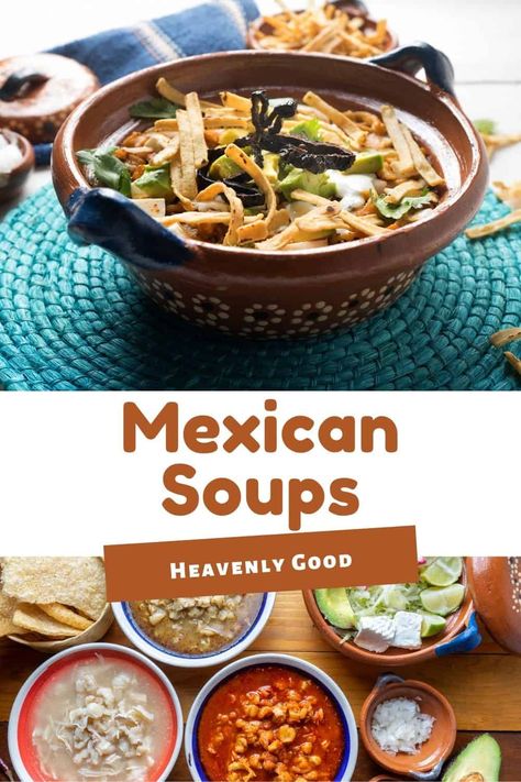 Have you been thinking about adding soup to your daily meals? Here are 21 heavenly good Mexican soups that you should make now with your usual meal! Try them now. Consomme Soup Mexican, Mexican Cabbage Soup Recipe, Consomme Soup, Mexican Soups, Mexican Tortilla Soup, Sweet Potato Snacks, Tortilla Soup Easy, Pinto Bean Soup, Ground Beef Seasoning