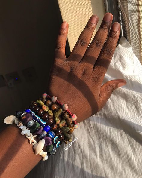 Goddess stack🔥 Bracelets are just like ice-cream, there’s always room for more🙃 Can be sold in the set or separately✨ Price for the set: 18,000 Single prices: 1: Brown stone bracelet: 1500 2: Tiger eyes gemstone bracelet 3000 3: Unakite crystal bracelet: 5000 4: Wooden bracelet: 1000 5: Mixed blue eyes bracelet 2500 6: Mixed crystal bracelet 2500 7: Beach bracelet 5000 Send a dm to order🥰 Or Order on the website Link in bio 👆 Adjustable Hand-set Spiritual Bracelets, Brown Spiritual Hand-strung Stretch Bracelet, Spiritual Multi-stone Bracelet, Nickel-free Brown Spiritual Beaded Bracelets, Unakite Crystal, Yin Yang Bracelet, Multicolor Multi-stone Spiritual Bracelets, The Four Elements, Stack Bracelets