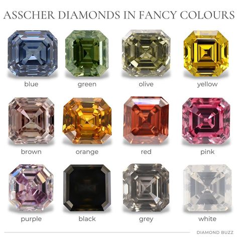 Gems Photography, Dream Accessories, Colored Diamond Jewelry, Asscher Cut Diamond, Beautiful Stones, Asscher Cut, October 19, Expensive Jewelry, Minerals And Gemstones