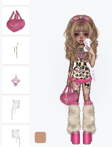 Gyruu Outfits, Gyaru Style Outfits, Gyaru Rh Outfits, Dti Outfits For Gyaru, Gyaru Aesthetic Outfit, Y2k Gyaru Outfits, Gyrua Fashion, Gyaru Fashion Outfits, Everskies Gyaru Outfits