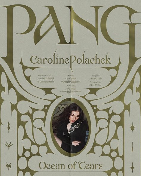 Panneau Stop, Caroline Polachek, Motifs Art Nouveau, Under Your Spell, Lyric Poster, October 23, 로고 디자인, Design Graphique, Branding Inspiration