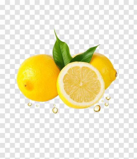 Lemon Transparent, Fruit Clip Art, Lemon Png, Citrus Food, Air Lemon, Juice Ad, Citrus Soap, Photo Elements, Orange Citrus