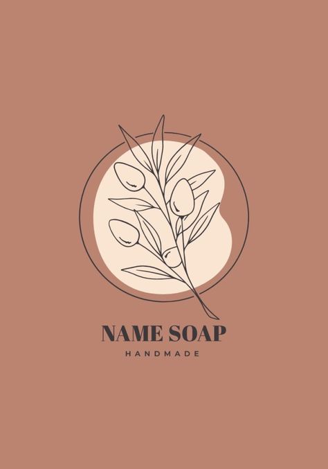 Logo For Soap Business, Soap Label Template, Soap Logo, Soap Labels Template, Bath Bubbles, Soap Labels, Making Stuff, Circle Logos, Blink Of An Eye