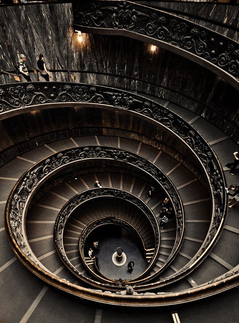 Vatican Museum, Escalier Design, Take The Stairs, Spiral Stairs, Lan Can, Vatican Museums, The Vatican, Stairway To Heaven, Vatican City