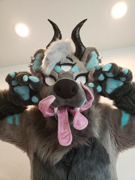 Fursuit Teeth, Hyena Fursuit, Fursuits For Sale, Unique Fursuits, Fur Suits, Fursuit Head, I Am So Happy, Hyena, The Beast