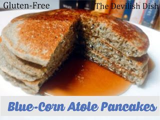 Blue Corn Pancakes Recipe, Blue Cornbread Recipe, Blue Cornmeal Pancakes, Blue Corn Pancakes, Corn Flour Recipes, Blue Cornmeal, Cornmeal Recipes, Corn Pancakes, Homemade Hot Fudge