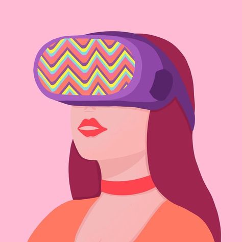 VR Illustration [Video] | Illustration, Graphic illustration, Graphic design jobs Virtual World Illustration, Virtual Reality Illustration, Vr Illustration, Virtual Reality Art, Vector Illustration People, Illustration Video, Video Illustration, Graphic Design Jobs, World On Fire