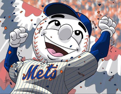 SPORTS And More: Mr @Mets is happy again  now in first place 61-56 ... Mets Baseball Cake, New York Mets Logo, Lets Go Mets, Shea Stadium, Mets Baseball, Adobe Illustrator Graphic Design, Ny Mets, Happy Again, All Things New