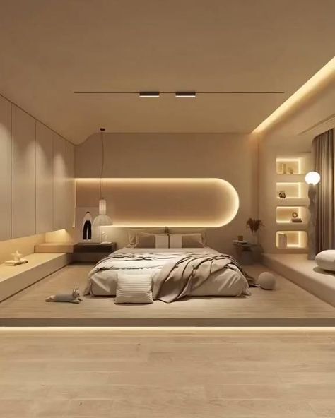 Modern Bedroom Ceiling Design, Modern Bedroom Ceiling, Small Modern Bedroom, Royal Bedroom Design, Unique Bedroom Design, House Interior Design Styles, Teen Bedroom Designs, House Floor Design, Hotel Room Design