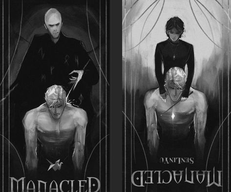 AVENDELL Manacled Avendell, Avendell Manacled Art, Manacled Art Avendell, Manacled Avendell Art, Avendell Dramione Manacled, Manacled Dramione Book Cover, Draco And Hermione Fanfiction, Dramione Fan Art, Draco Malfoy Aesthetic