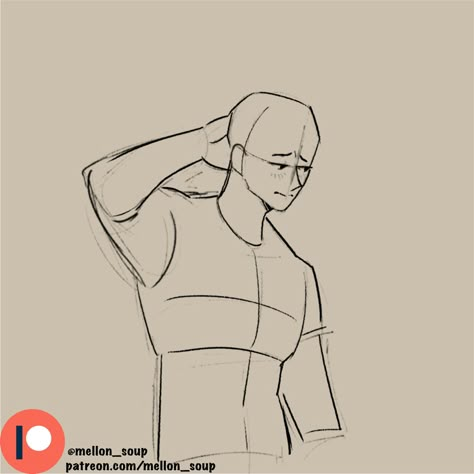 drawing art sketches anatomy character design pose reference halfbody fullbody comic manga anime mellon_soup Sketch Poses, Body Reference Drawing, Drawing Bases, Drawing Expressions, Drawing Refs, Arte Inspo, Figure Drawing Reference, Pose Ref, Poses References