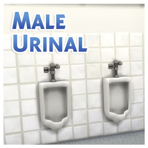 Mod The Sims - Male Urinal Plumbing Hacks, Sims 4 Clutter, Sims 4 Mm Cc, Play Sims, Sims 4 Gameplay, Sims 4 Mm, Sims Four, Sims 4 Cc Furniture, Bathroom Plumbing