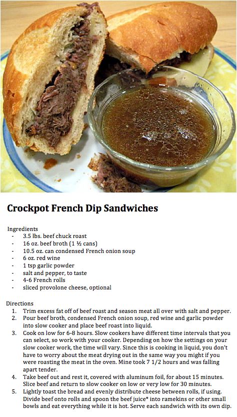 Crockpot French Dip Sandwiches, Crockpot French Dip, French Dip Sandwich Crockpot, Slow Cooker French Dip, French Dip Recipes, French Dip Crock Pot, French Dip Sandwiches, Dip Sandwiches, Crock Pot Dips