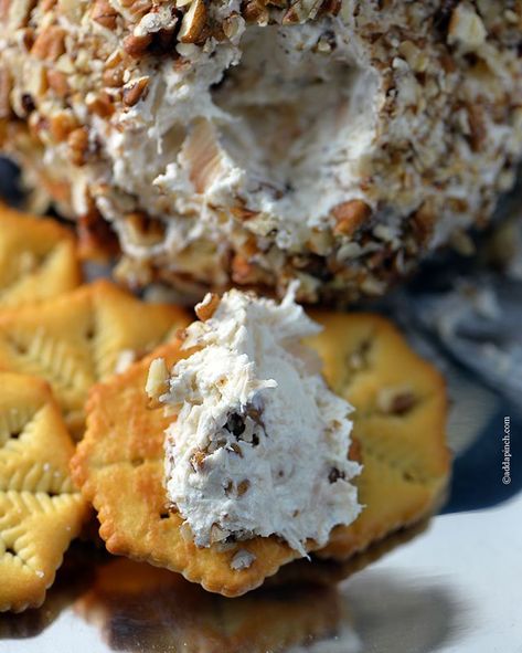 Chicken Cheese Ball Recipe - Add a Pinch Chicken Cheese Ball, Cheese Ball Recipe, Christmas Dinner Menu, Cheese Ball Recipes, Cream Cheese Chicken, Recipes Appetizers And Snacks, Balls Recipe, Party Food Appetizers, Recipes Chicken