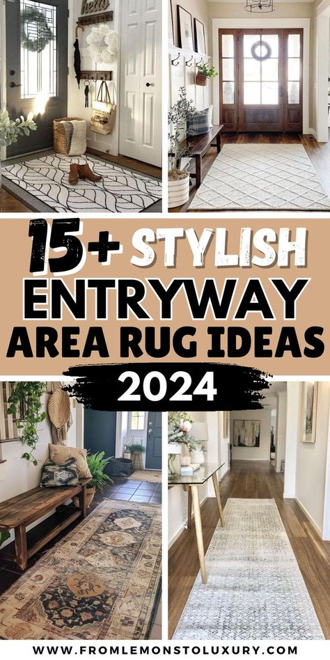 entryway area rug ideas Foyer Area Rugs, Entry Way Area Rugs, Rug For Inside Front Door, Add On Entryway Entrance, House Entrance Inside Entryway, Minimalist Front Entryway Ideas, Small Entry Way Rug Ideas, Entry Door Rugs Entryway, Foyer Rugs Entryway Farmhouse