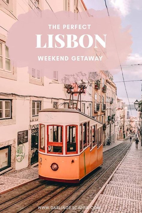 Lisbon Itinerary, European City Breaks, Europe City, Europe Holidays, Lisbon Travel, Weekend Itinerary, European City, Europe Itineraries, Travel Books