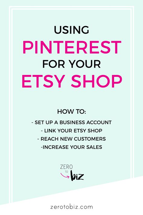 How to use Pinterest as an Etsy seller - set up a business account, link your Etsy shop, reach more buyers, increase sales! Increase Etsy Sales, Starting An Etsy Business, Etsy Marketing, Using Pinterest, Etsy Success, Etsy Seo, Pinterest Marketing Strategy, Increase Sales, Etsy Business