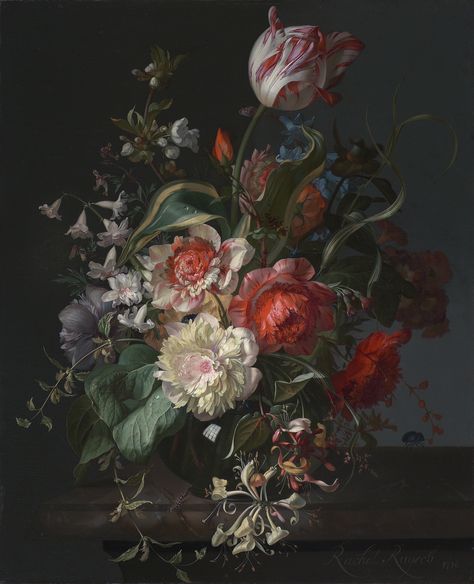 Dutch Flowers X9133-pr Rachel Ruysch, Women Artist, Dutch Still Life, Hans Holbein, Francisco Goya, Dutch Golden Age, Still Life Flowers, Edouard Manet, John Singer Sargent