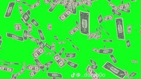 Rain Green Screen, Business Animation, Money Rain, Effects Animation, Background 4k, Dollar Bills, Screen Video, Green Screen Video Backgrounds, Dollar Bill