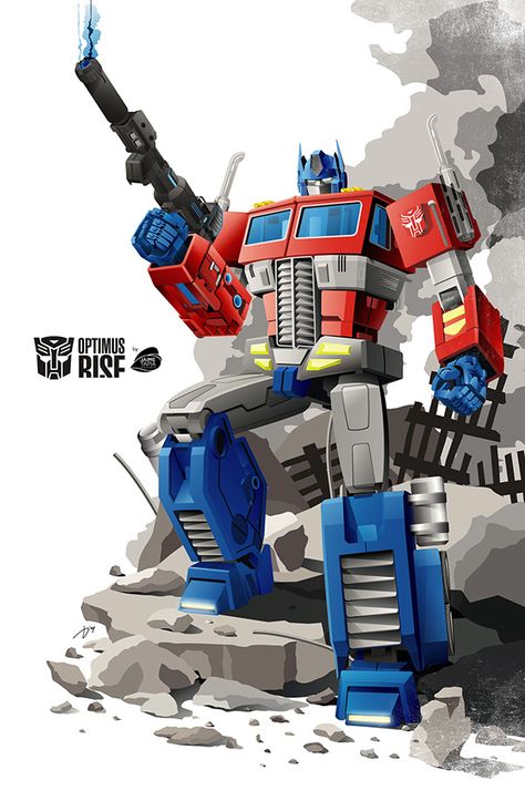 OPTIMUS RISE on Behance Transformers Illustration, Transformers Poster, Optimus Prime Art, Transformers Generation 1, Aryton Senna, Orion Pax, Transformers Masterpiece, Indie Comic, Transformers Autobots