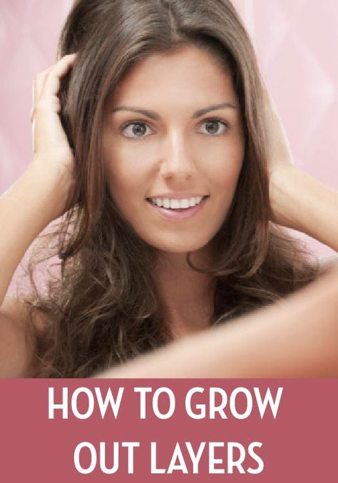 Get the long, layered hairstyle you've always wanted! How To Grow Out Layers In Hair, Grown Out Layers, Growing Out Layers Haircut, Grow Out Layers, Growing Out Layers, Front Hair Layers, A Layered Haircut, Growing Out Hair, Choppy Layers