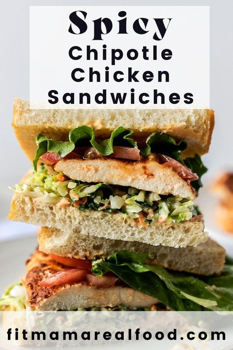 Chipotle Chicken Sandwich, Chipotle Sandwich, Hummus Chicken, Crunchy Broccoli, Chipotle Powder, Chipotle Mayonnaise, Chicken Sandwich Recipe, Chipotle Seasoning, Spicy Chicken Sandwiches