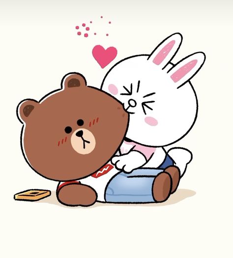 Brown And Cony, Cony Brown, Bear Gif, Finally Friday, Milk & Mocha, Line Friends, Bear Art, Just Girly Things, Animation Art