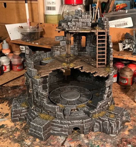 Halloween Villages, Dungeon Terrain, Dnd Diy, Dnd Crafts, Dnd Mini, Dnd Minis, Girls Dollhouse, Warhammer Terrain, Game Terrain