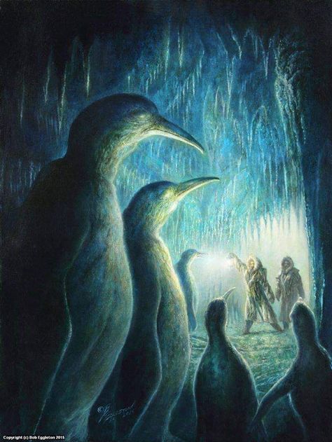 The Albino Penguins from AT THE MOUNTAINS OF MADNESS... At The Mountains Of Madness, Eldritch Moon, Cthulhu Fhtagn, Lovecraft Art, Mountains Of Madness, Pulp Adventure, Call Of Cthulhu Rpg, Lovecraft Cthulhu, Lovecraftian Horror