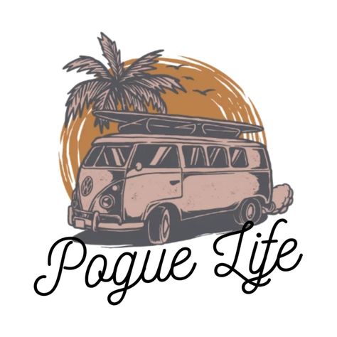 Palm Tree Sticker, Surf Stickers, Pogue Life, Funny Logo, Abstract Wallpaper Backgrounds, Tumblr Stickers, Tree Stickers, Retro Illustration, Aesthetic Stickers