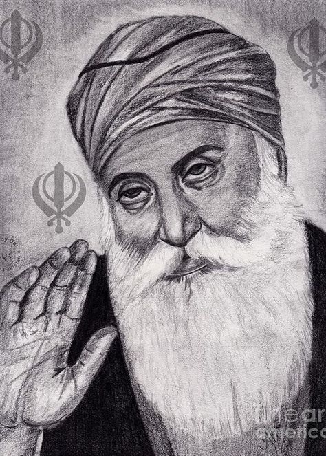 Guru Nanak Portrait, Guru Nanak Dev Ji Mandala Art, Guru Nanak Dev Ji Portrait, Guru Nanak Dev Ji Drawing Sketch, Guru Nanak Sketch, Guru Nanak Jayanti Drawing, Guru Nanak Drawing, Gurupurab Drawing, Guru Nanak Dev Ji Sketch