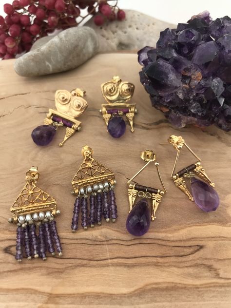 Stone Jewelry Diy, Jewellery Atelier, Ancient Roman Jewelry, Preppy Jewelry, Semiprecious Stone Jewelry, Gold Jewelry Stores, Medieval Jewelry, Handmade Fashion Jewelry, Classy Jewelry