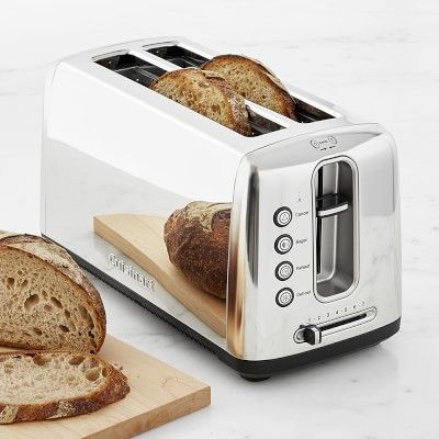 Cuisinart The Bakery Artisan Bread Toaster Cuisinart Toaster, Bread Toaster, Electric Toaster, Stainless Steel Toaster, Stainless Steel Panels, Toasters, Artisan Bread, Toaster Oven, Bagels